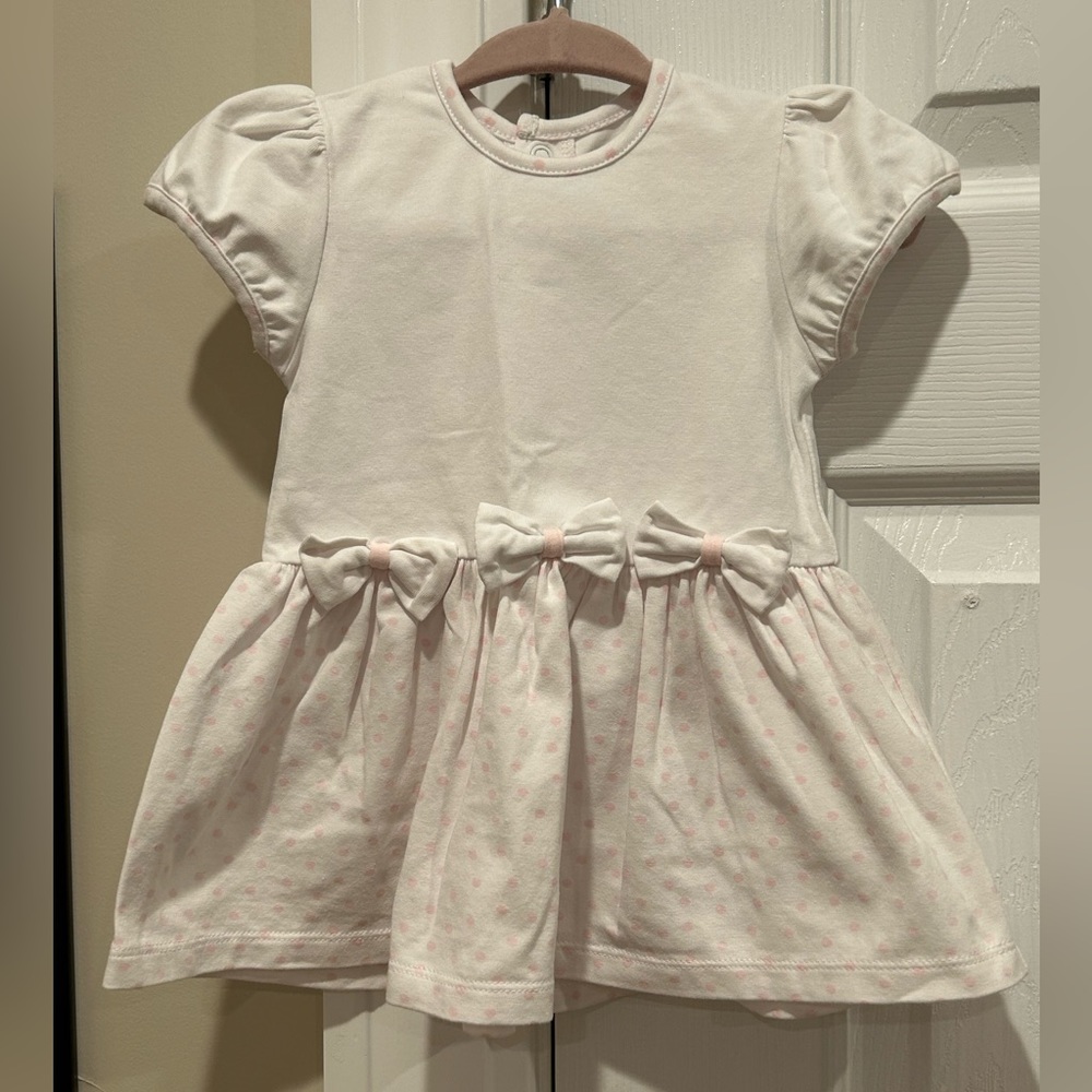 Emile et Rose Cotton Dress with Bows
